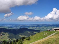Blick von der Ebenalp auf den Bodensee